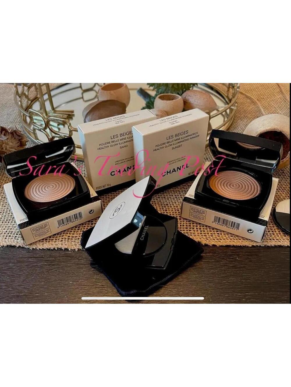 1 CHANEL Les Beiges Belle Mine Poudre Healthy Glow ILLUMINATING POWDER SAND